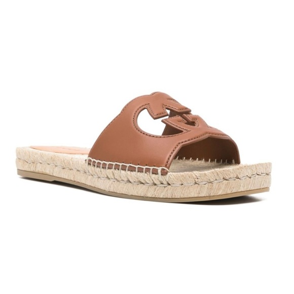 Gucci Interlocking G Slides Espadrilles - Picture 1 of 7